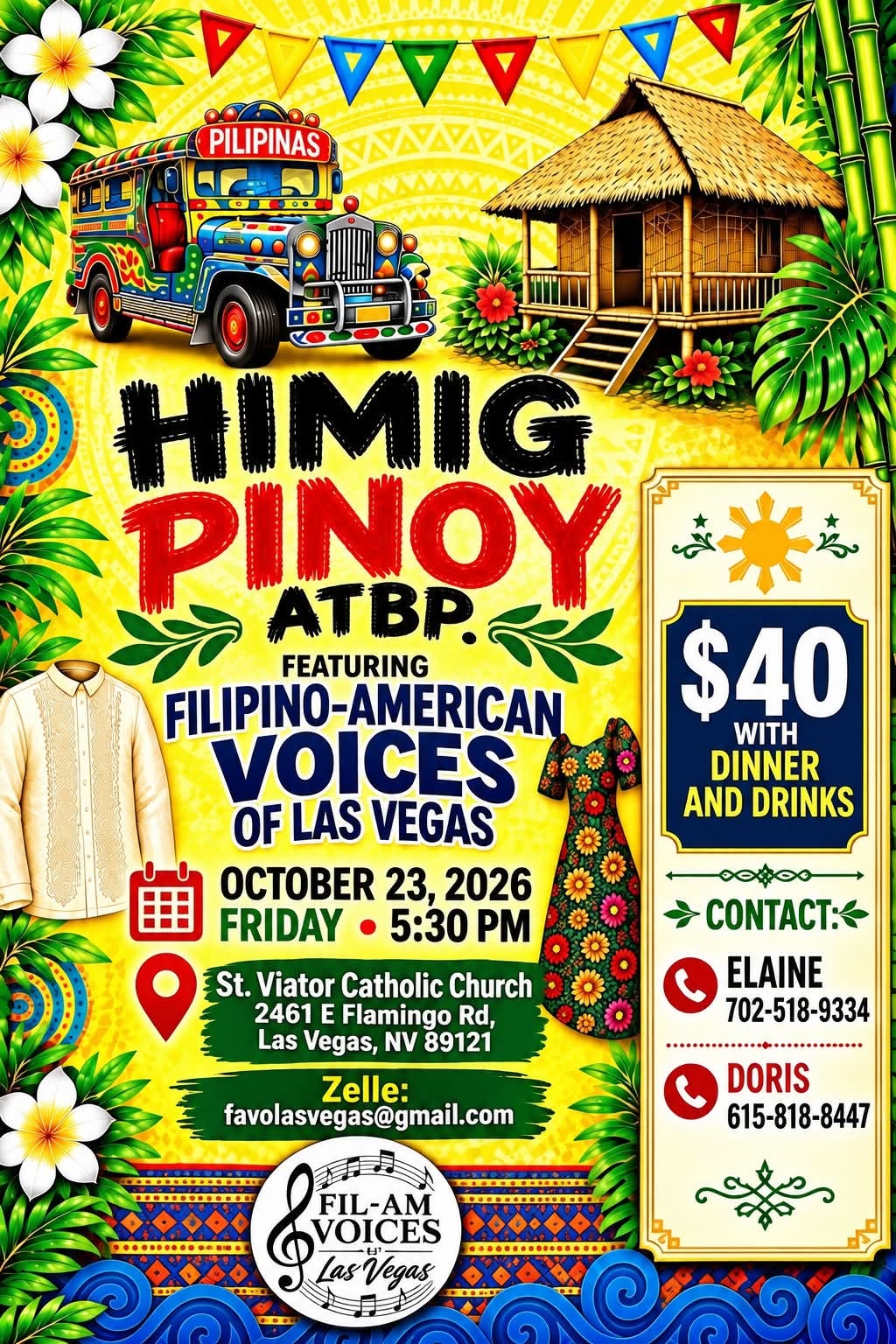 Tunog Pinoy Concert Flyer